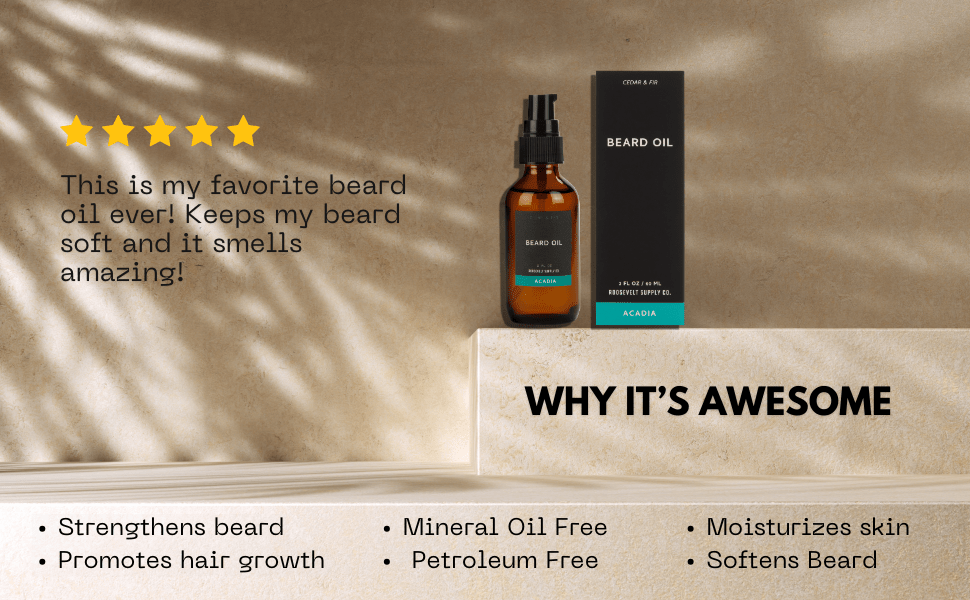 Beard Oil - Roosevelt Supply Co.