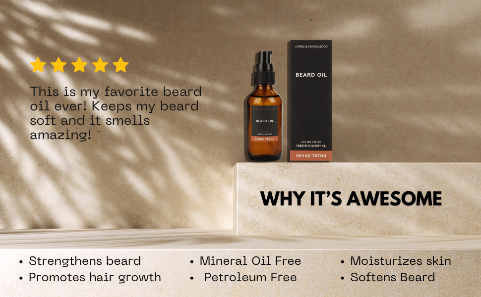 Beard Oil - Roosevelt Supply Co.