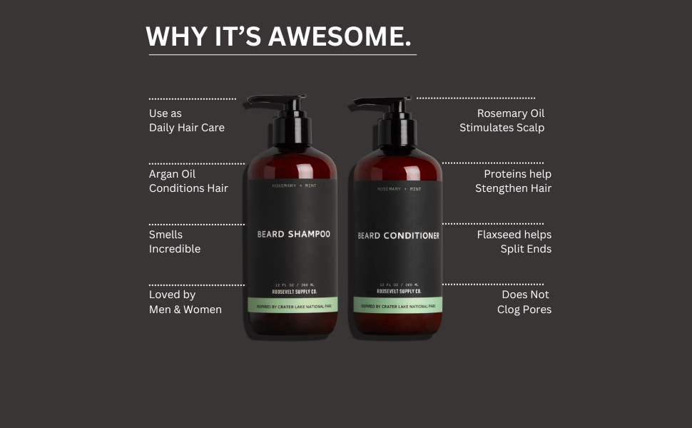 Beard Shampoo & Conditioner Bundle - Roosevelt Supply Co.