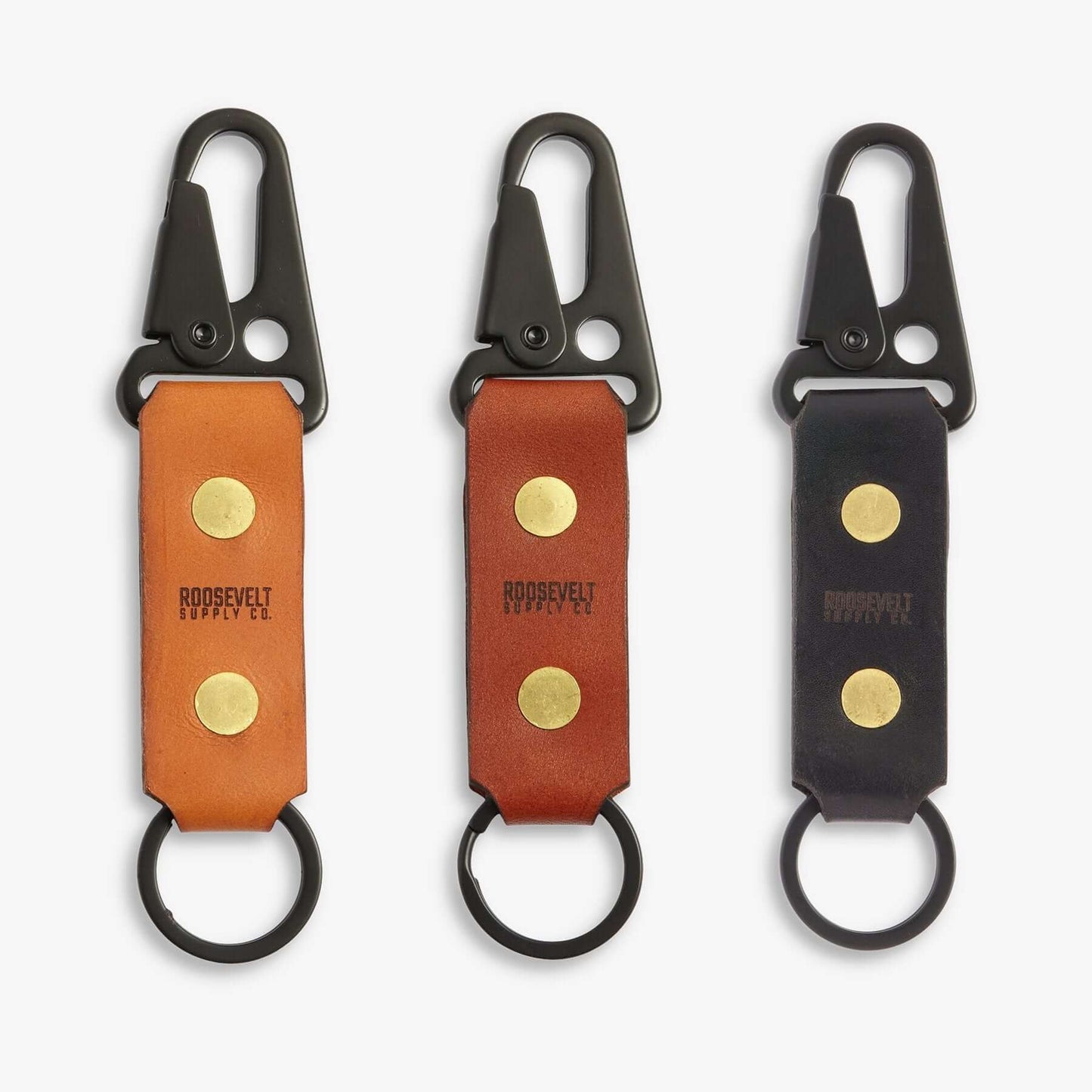 Leather Keychain - Roosevelt Supply Co.