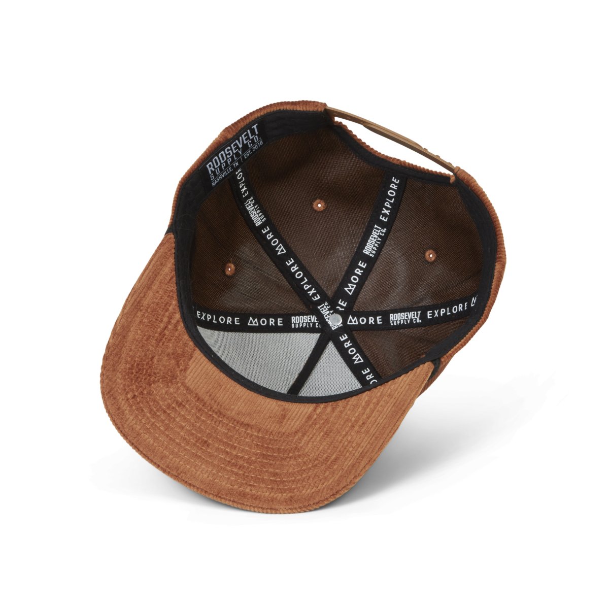 Tan Corduroy Rope Hat - Roosevelt Supply Co.