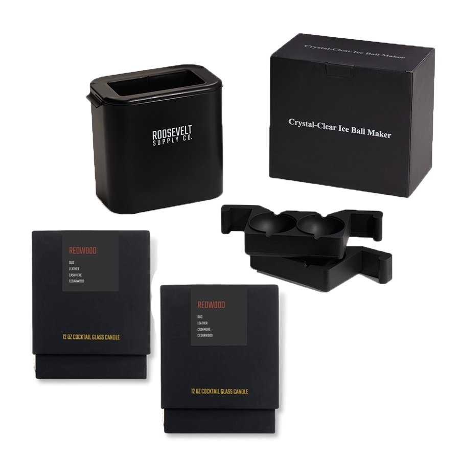 Ultimate Cocktail Glass Candle gift set - Roosevelt Supply Co.