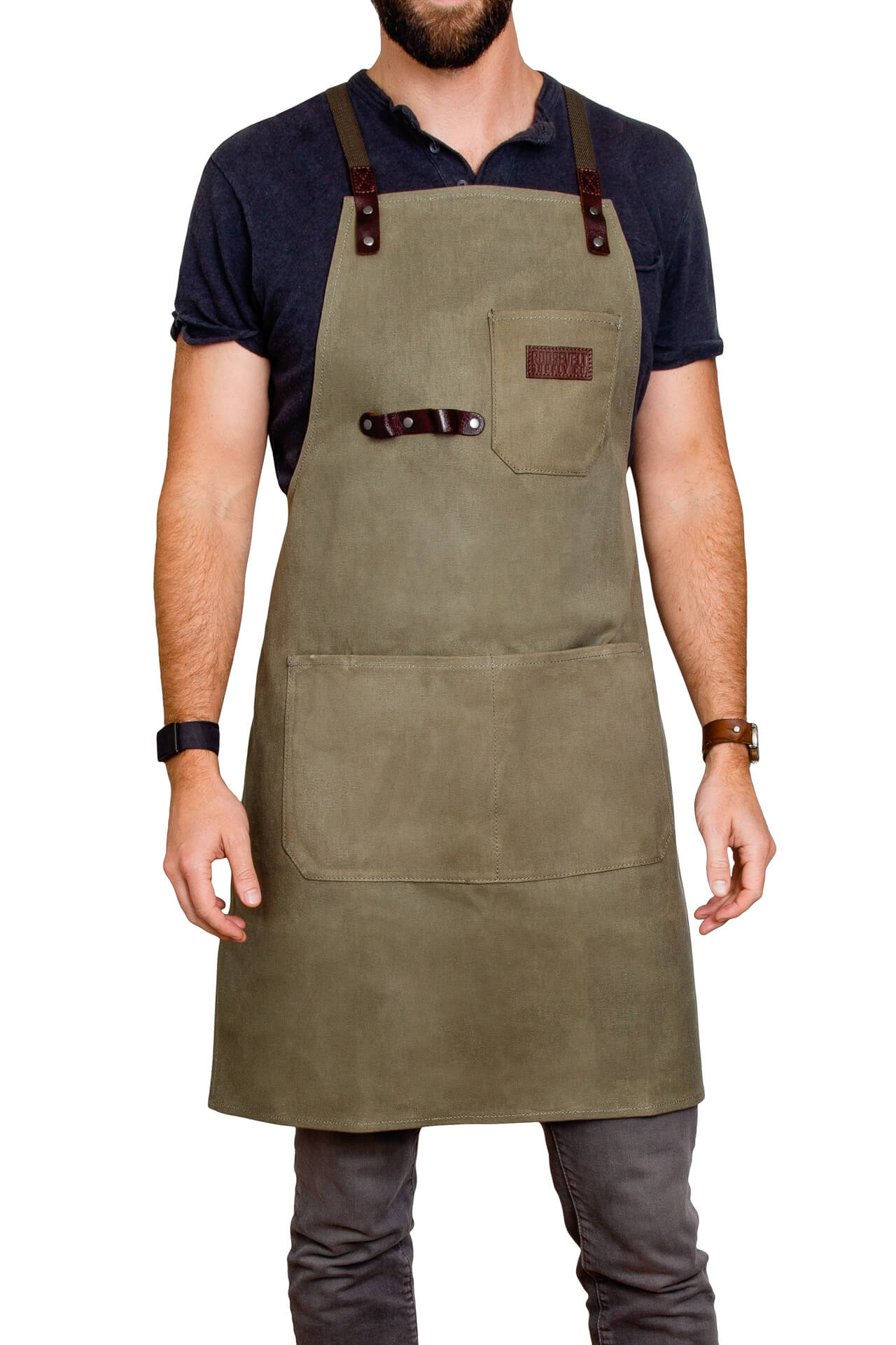 Waxed canvas apron - Roosevelt Supply Co.