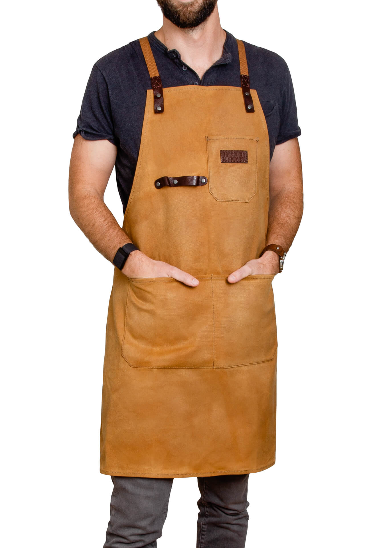 Waxed canvas apron - Roosevelt Supply Co.