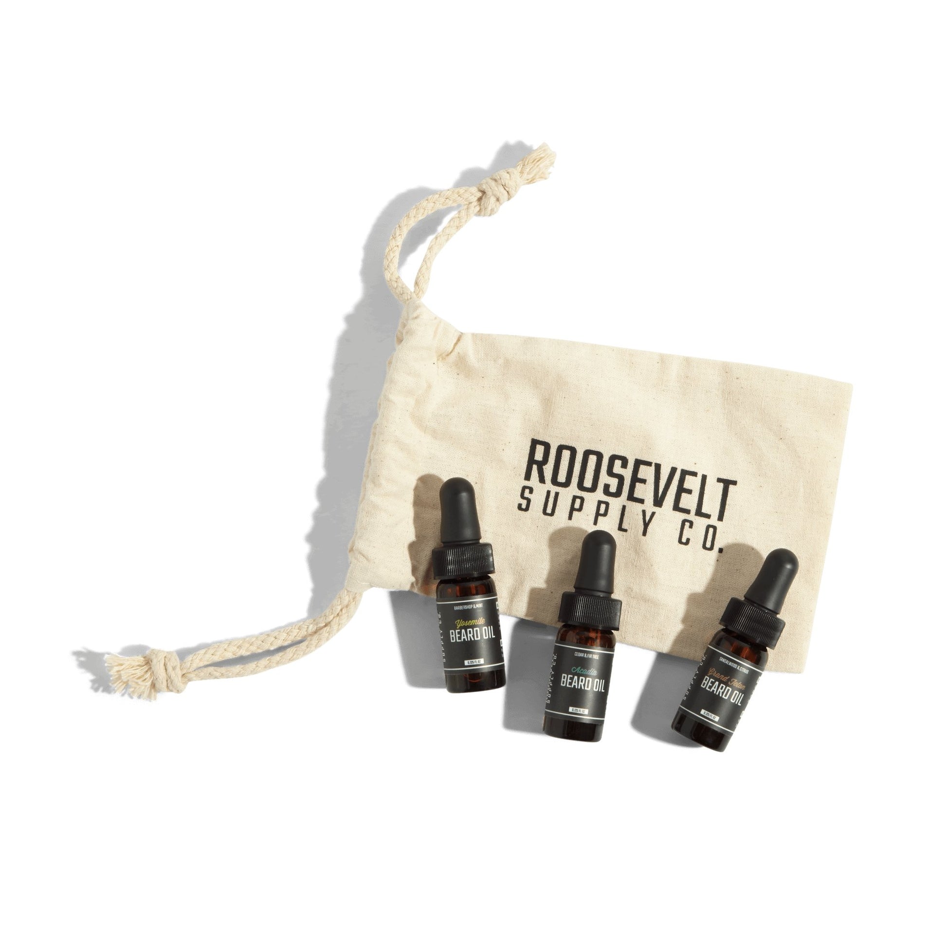 Beard Oil Sampler - Roosevelt Supply Co.