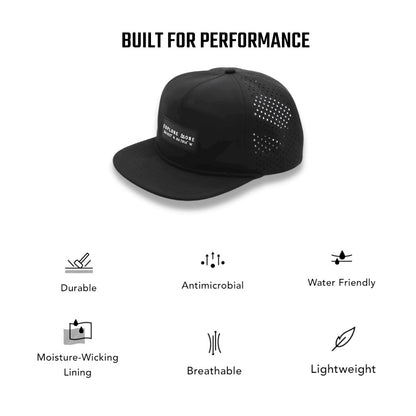 Black Performance Explore More Hat - Roosevelt Supply Co.
