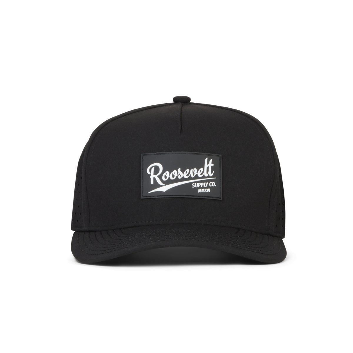 Black Performance Snapback - Roosevelt Supply Co.
