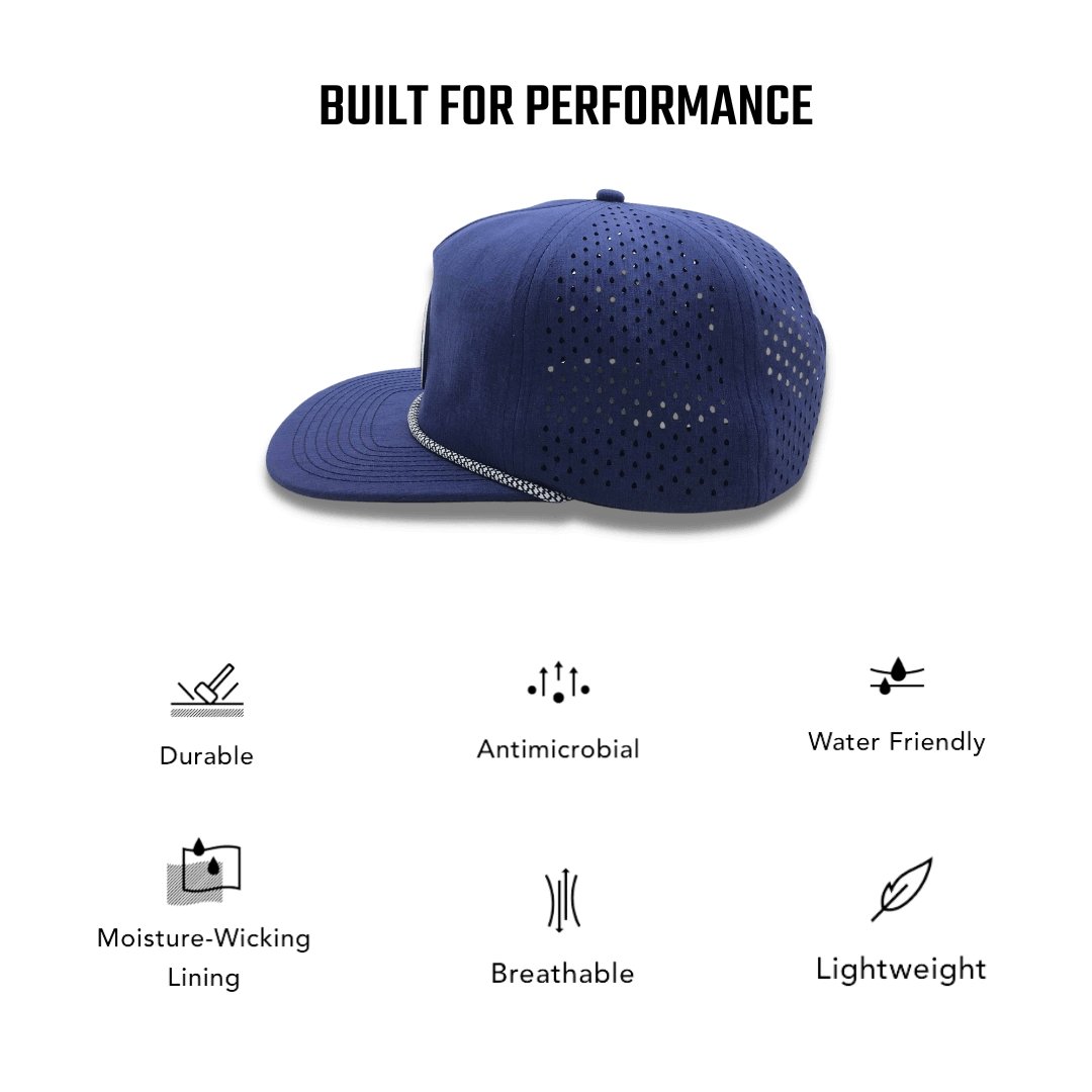 Blue Performance Rope Hat - Roosevelt Supply Co.