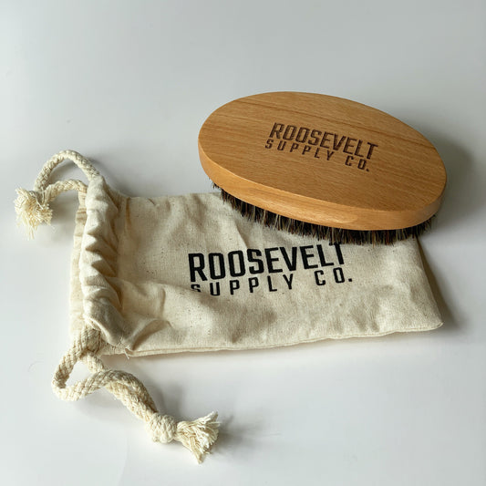 Boars Hair Beard Brush - Roosevelt Supply Co.