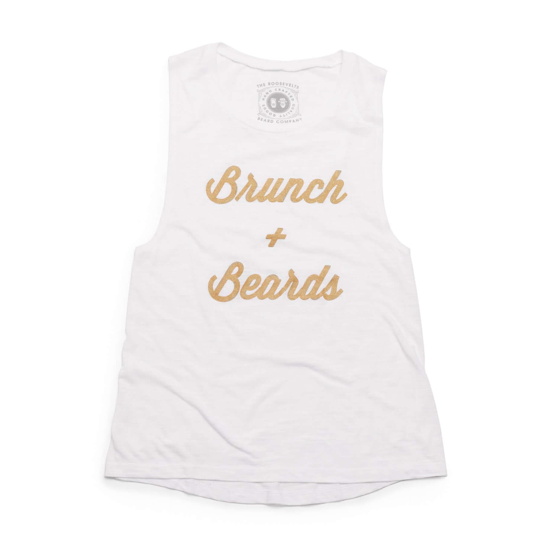 "Brunch + Beards" Women's Tank Top - Roosevelt Supply Co.