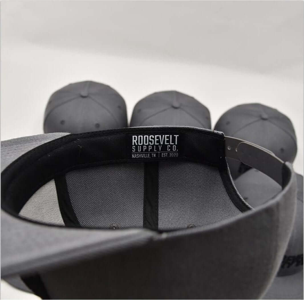 Gray Snapback Hat - Roosevelt Supply Co.