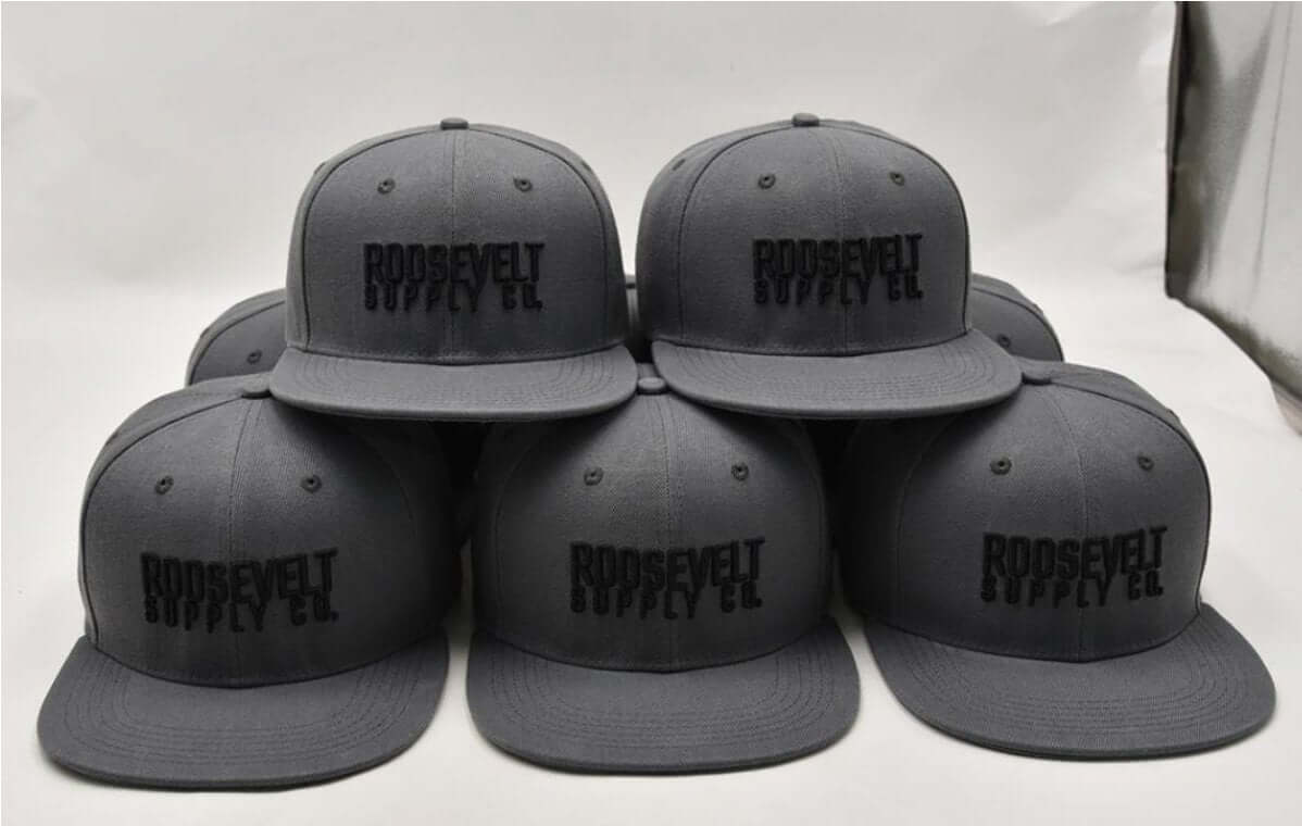 Gray Snapback Hat - Roosevelt Supply Co.