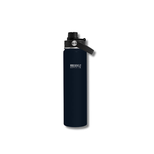 Navy 24 oz Adventure Water Bottle - Roosevelt Supply Co.