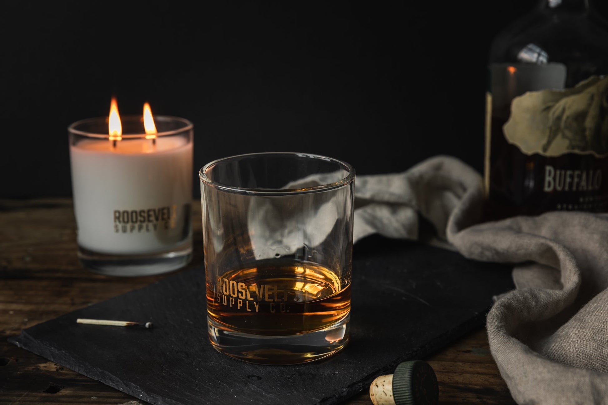 Ultimate Cocktail Glass Candle gift set - Roosevelt Supply Co.