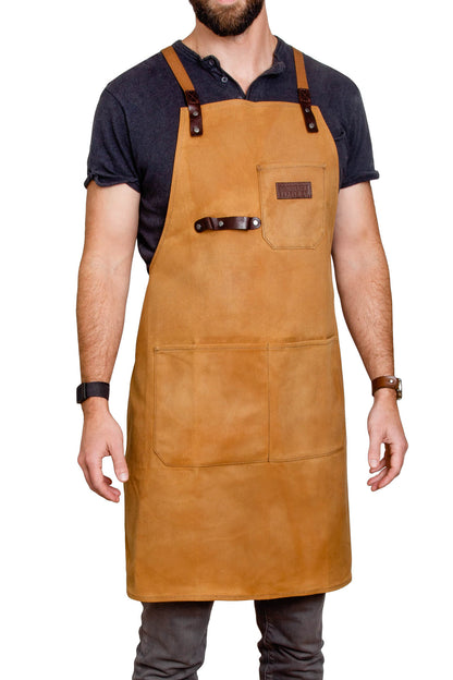 Waxed canvas apron - Roosevelt Supply Co.