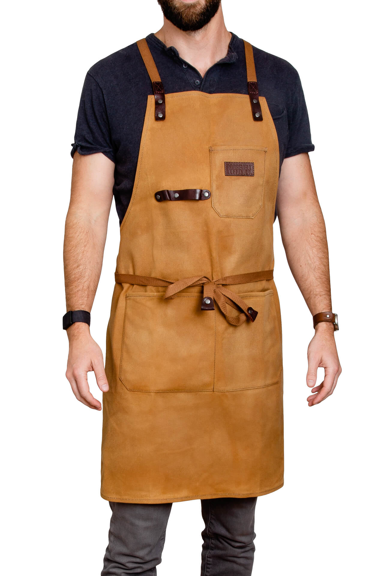 Waxed canvas apron - Roosevelt Supply Co.